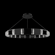 Schonbek Beyond BPD19536-NB - Jounce 36IN LED 3000K/3500K/4000K/5000K Pendant in Black Polished Nickel with Radiance Crystal Dus