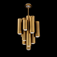 Schonbek Beyond BPD41526-AB - Tamara 26IN LED 3000K/3500K/4000K/5000K Pendant in Aged Brass with Radiance® Crystal Dust