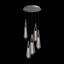 Schonbek Beyond BPD66205-SN - Devotion 5 Light LED 3000K/3500K/4000K Multi-Light in Satin Nickel with Radiance® Crystal Dust