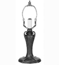 Meyda Green 14053 - 6.5" LEAF-HANDLE BASE/4.5 MINI HARP