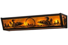 Meyda Green 14254 - 24"W Loon Vanity Light
