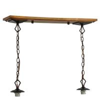 Meyda Green 77969 - 28" Long Arts & Crafts 2 Light Island Pendant Hardware