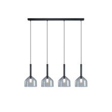 Artcraft AC11954BK - Kali Collection 4-Light Island/Pool Table Black