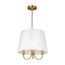 Artcraft SC13330BG - Rhythm 3 Light Pendant Brushed Gold