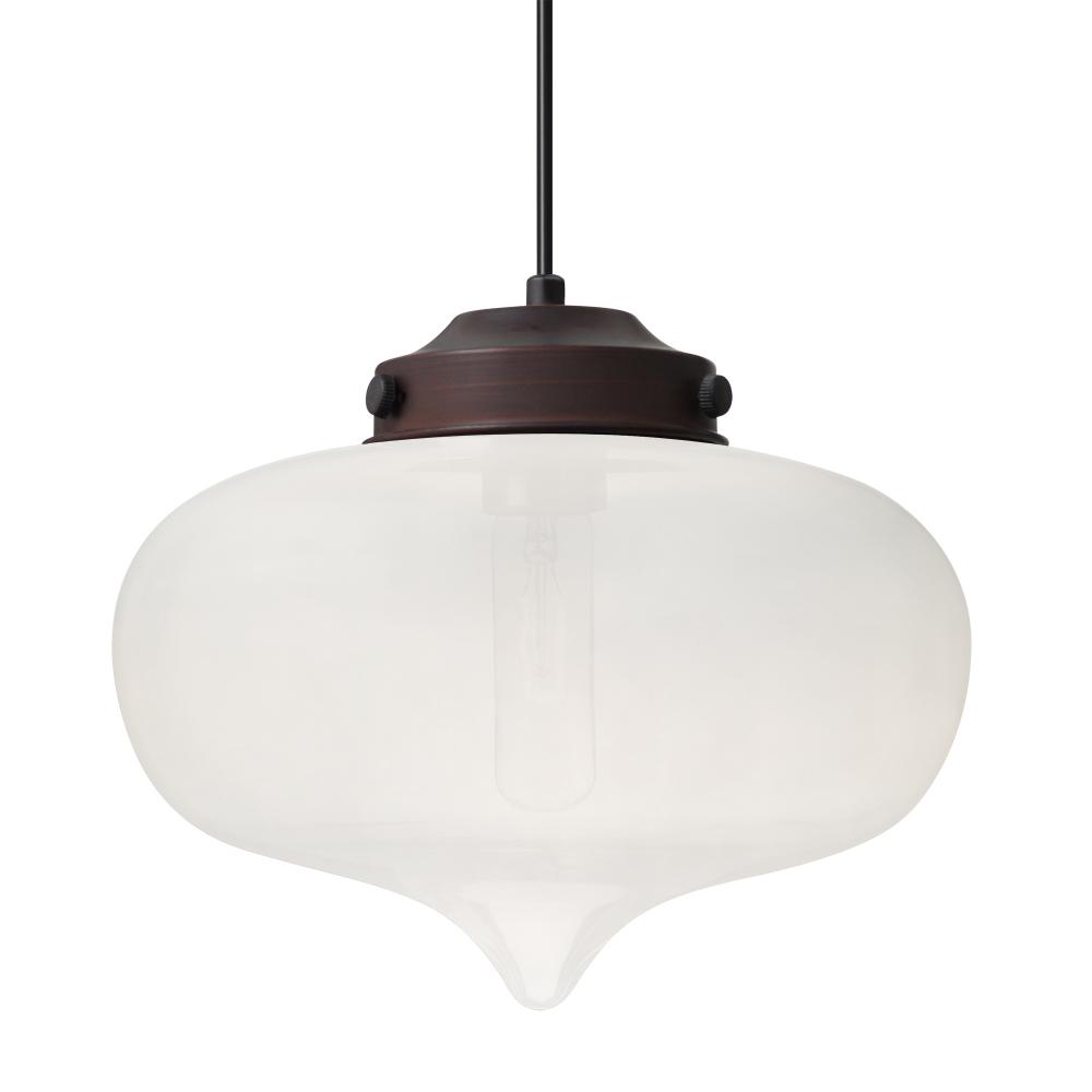 Besa Mira Pendant Bronze Frost 1x60W T10, 15Ft. Cord