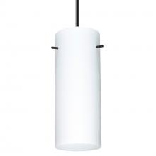 Besa Lighting 1JT-412307-LED-BK - Besa Stilo 10 LED Pendant Opal Matte Black 1x9W LED