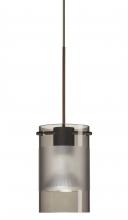 Besa Lighting 1XC-6524ES-BR - Besa Pendant Scope 4 Bronze Smoke/Frost 1x50W MAX GY6.35 Base MR16