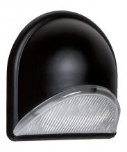 Besa Lighting GABBYBK-LED - Besa Gabby Sconce, Black/Clear, 1x10W LED