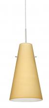 Besa Lighting J-4124VM-SN-L - Besa Cierro Pendant For Multiport Canopy Satin Nickel Vanilla Matte 1x100W Medium Base, 15Ft. Cord