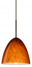 Besa Lighting J-4470HB-BR-L - Besa Vila Pendant For Multiport Canopy Bronze Habanero 1x60W Medium Base, 15Ft. Cord