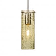 Besa Lighting J-JUNI10GD-SN-L - Besa, Juni 10 Pendant For Multiport Canopy, Gold Bubble, Satin Nickel, 1x60W Medium Base