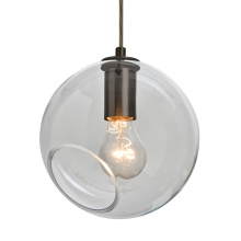 Besa Lighting J-MAESTRO8CL-EDIL-BR - Besa, Maestro 8 Cord Pendant for Multiport Canopy, Clear, Bronze Finish, 1x5W LED Filament