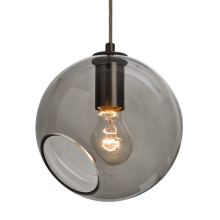 Besa Lighting J-MAESTRO8SM-EDIL-BR - Besa, Maestro 8 Cord Pendant for Multiport Canopy, Smoke, Bronze Finish, 1x5W LED Filament