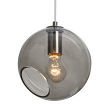 Besa Lighting J-MAESTRO8SM-EDIL-SN - Besa, Maestro 8 Cord Pendant for Multiport Canopy, Smoke, Satin Nickel Finish, 1x5W LED Filament