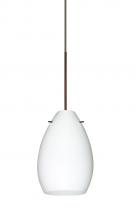 Besa Lighting RXP-171307-BR - Besa Pendant Pera 6 Bronze Opal Matte 1x50W MAX GY6.35 Base