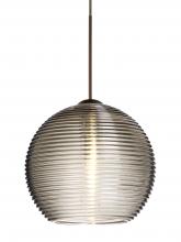 Besa Lighting RXP-461502-LED-BR - Besa Pendant Kristall 6 Bronze Smoke 1x5W LED