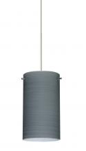 Besa Lighting X-4404TN-SN-277-DIM010 - Besa Stilo 7 Pendant for Multiport Canopy Satin Nickel Titan 1x50W MAX GY6.35 Base