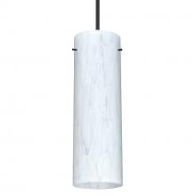 Besa Lighting X-493019-BK-277-DIM010 - Besa Copa Pendant for Multiport Canopy, Carrera, Black, 1x50W MAX GY6.35 Base, 277V, 0-10V Dimming