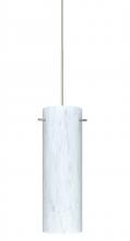 Besa Lighting X-493019-SN-277-DIM010 - Besa Copa Pendant for Multiport Canopy, Carrera, Satin Nickel, 1x50W MAX GY6.35 Base