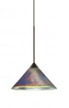 Besa Lighting XP-550493-BR - Besa Pendant Swirl Bronze Dicro Swirl 1x50W MAX GY6.35 Base