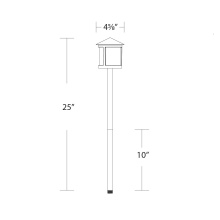 WAC US LC-253305-CS-BZ - Lantern 12V Landscape Path Light 5CCT