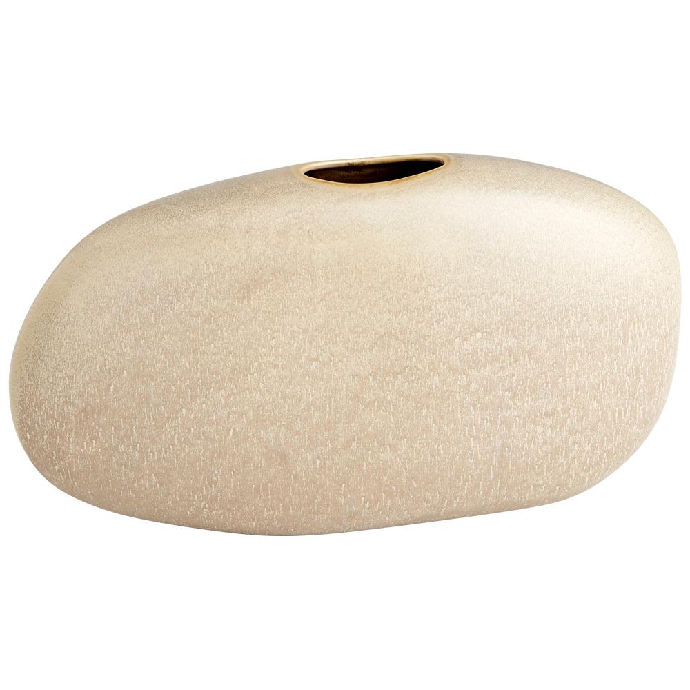 Pebble Vase Olive Glaze - Small