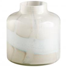 Cyan Designs 11077 - Lucerne Vase | Tan | Aqua | Small