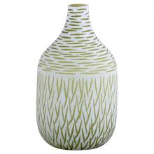 Cyan Designs 12065 - Signo Vase | Green | White | Medium