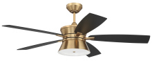 Craftmade DMK52SB5-NWF - 52" Ceiling Fan w/DC Motor, Blades, LED Light Kit, Non WiFi