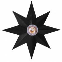 Crystorama 9230W-BK - Astro 12'' Black Sconce