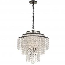 Crystorama ARI-304-DB-CL-MWP - Arielle 18'' Dark Bronze Chandelier
