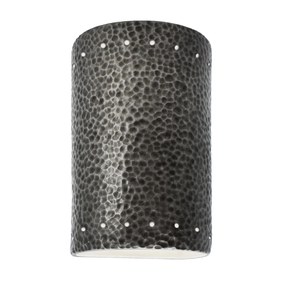 Small ADA Cylinder w/ Perfs - Closed Top - LED