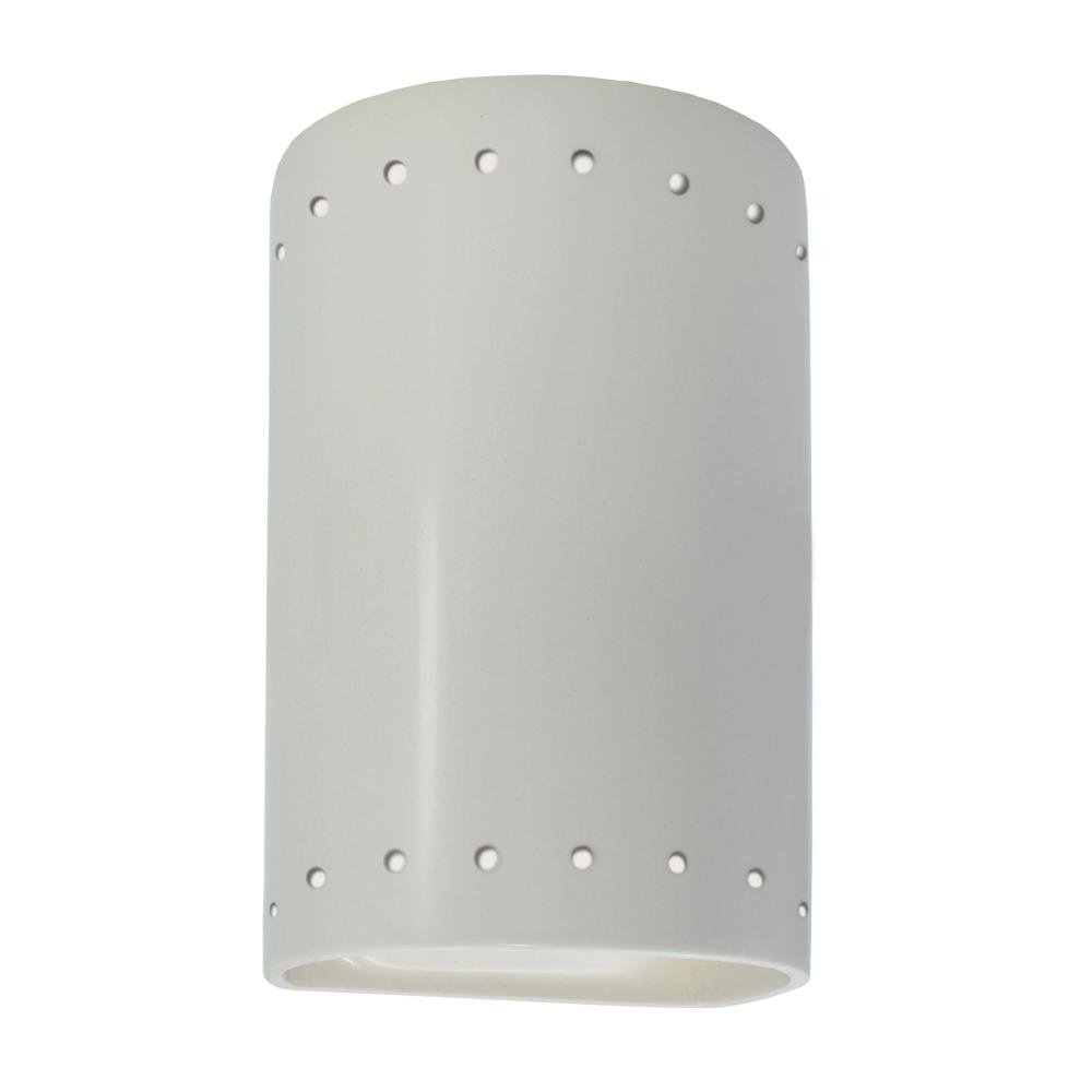 Small ADA Cylinder w/ Perfs - Closed Top - LED