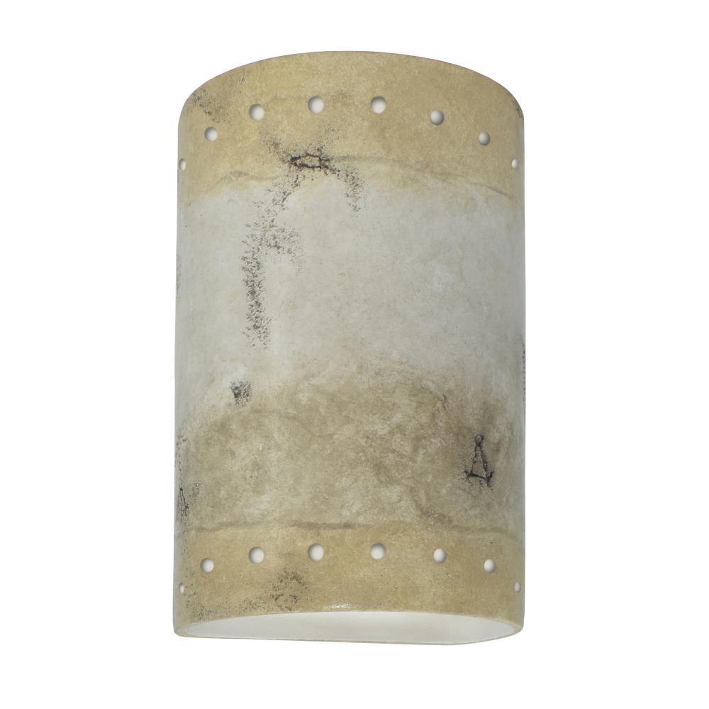 Small Cylinder w/ Perfs - Open Top & Bottom - LED