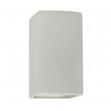 Justice Design Group CER-5910W-MAT-LED1-1000 - Small ADA Rectangle - Closed Top (Outdoor) - LED
