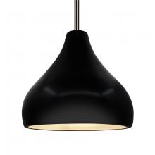 Justice Design Group CER-6565-BLK-NCKL-RIGID-LED1-700 - Large Droplet 1-Light Pendant
