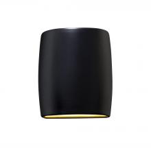 Justice Design Group CER-8857-CRB-LED1-1000 - Small ADA Cylinder - Open Top & Bottom - LED