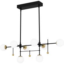 Quoizel PCBRE839MBK - Blaire Integrated LED Matte Black Linear Chandelier