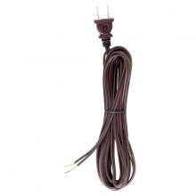 Satco Products Inc. 90/1529 - 18/2 SPT-1-105C All Cord Sets - Molded Plug - Tinned Tips 3/4" Strip with 2" Slit 100 Ctn.