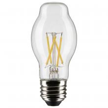 Satco Products Inc. S21331 - 5 Watt BT15 LED Filament; Clear; Medium base; 90 CRI; 4000K; 120 Volt