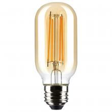 Satco Products Inc. S21378 - 5.5 Watt T14 LED Filament; Clear; Medium Base; 2000K; 500 Lumens; 120 Volt