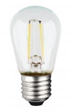 Satco Products Inc. S9807 - 1 Watt LED Filament; S14; Clear; Medium base; 2700K; 120 Volt