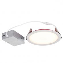 Westinghouse 5312000 - 15W Fire-Rated Slim Recessed LED Downlight Color Temperature Selection 6 in.