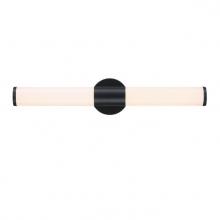 Westinghouse 6138300 - 26W 1 Light LED Wall Fixture with Color Temperature Selection Matte Black Finish
