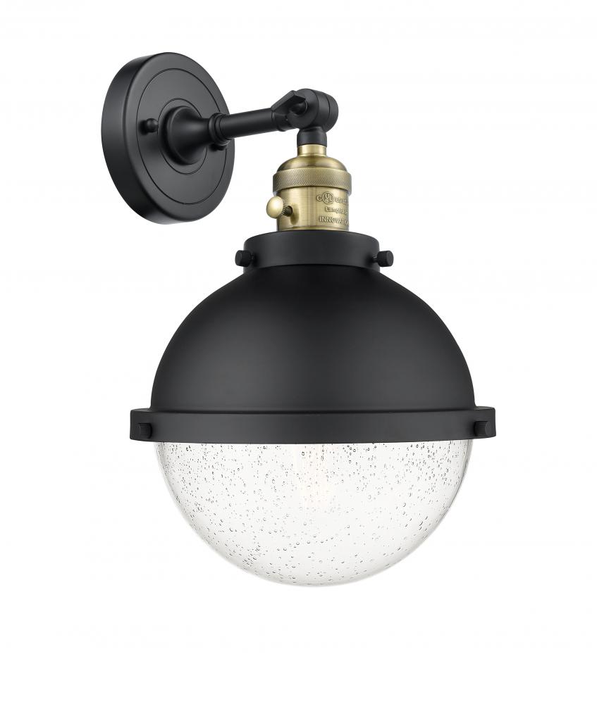 Hampden - 1 Light - 9 inch - Black Antique Brass - Adjustable Sconce
