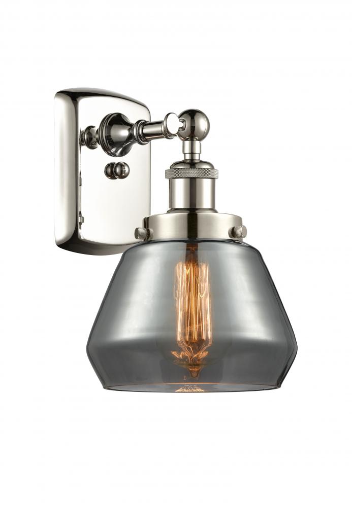 Fulton - 1 Light - 6 inch - Polished Nickel - Sconce