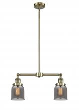 Innovations Lighting 209-AB-G53 - Bell - 2 Light - 21 inch - Antique Brass - Stem Hung - Adjustable Island Light