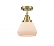 Innovations Lighting 447-1C-AB-G171-LED - Fulton - 1 Light - 7 inch - Antique Brass - Semi-Flush Mount