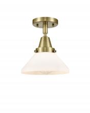Innovations Lighting 447-1C-AB-G4471-LED - Caden - 1 Light - 8 inch - Antique Brass - Semi-Flush Mount