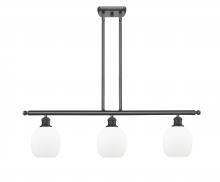 Innovations Lighting 516-3I-BK-G101 - Belfast - 3 Light - 36 inch - Matte Black - Stem hung - Island Light